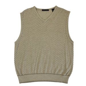 Metropolitan views beige sweater vest